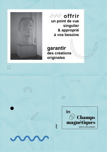 Design graphique, Les champs magnétique, charte des valeurs par Marin Lebeau