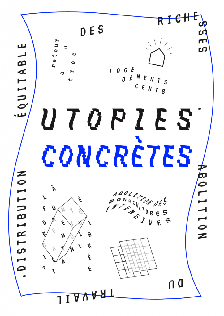 Utopies concrètes, affiche, révolution