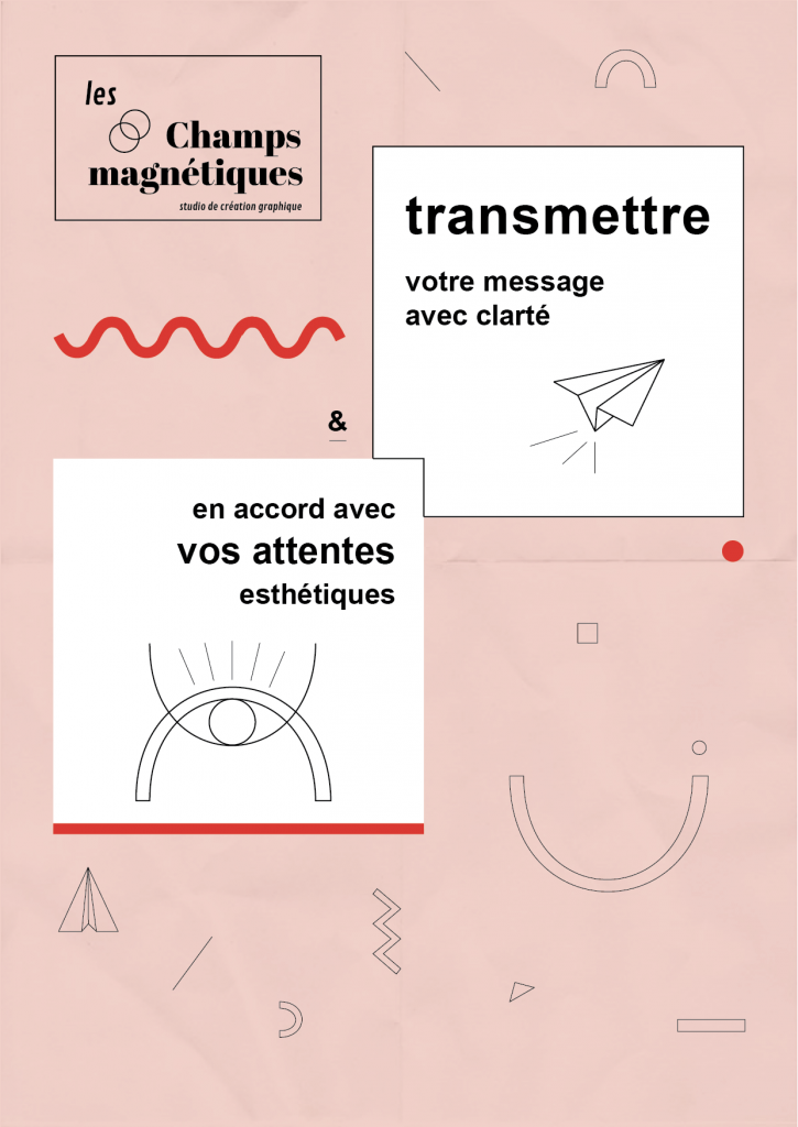 Design graphique, Les champs magnétique, charte des valeurs par Marin Lebeau